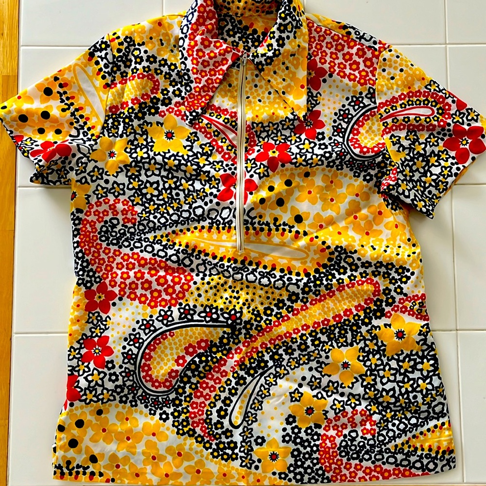 Mod psychedelic Polo shirt